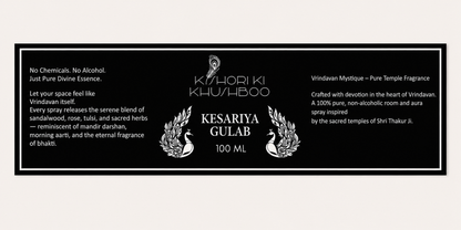 Kesariya Gulab (100ml) – Aroma & Fabric Spray