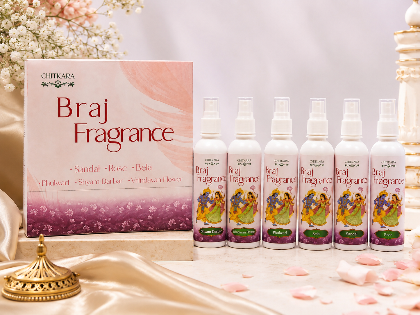 ✨ Braj Fragrance – Gift Set of 12 Pieces ✨